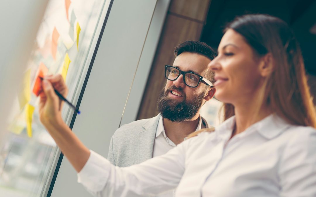 Business people planning strategy